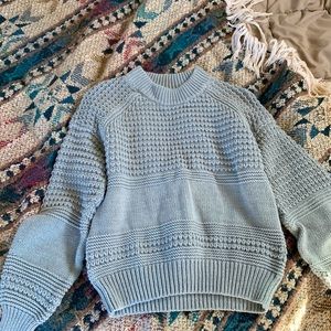sage green target knit sweater